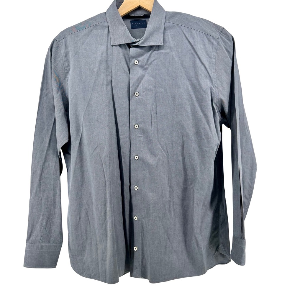 Calder Carmel Mens XL Grey Limited Edition 1/70 Cotton Button Down Shirt LF3302